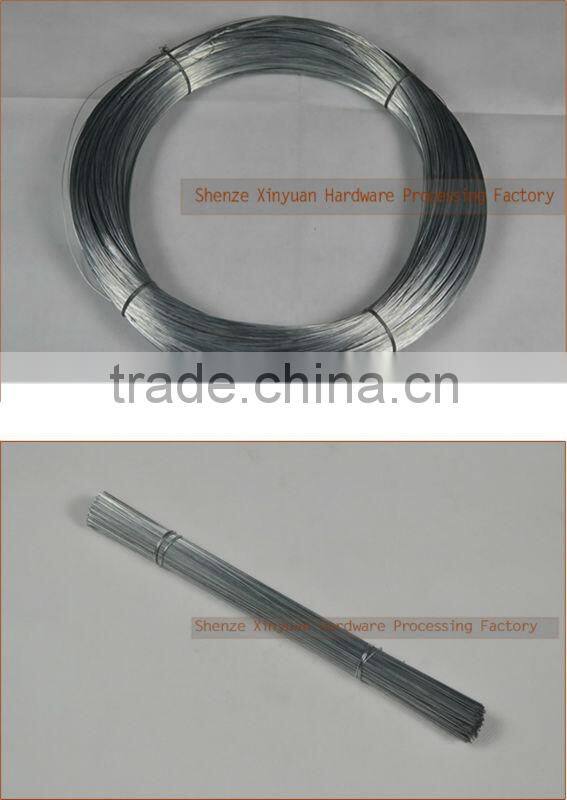 Galvanized wire for saudi plastic factory