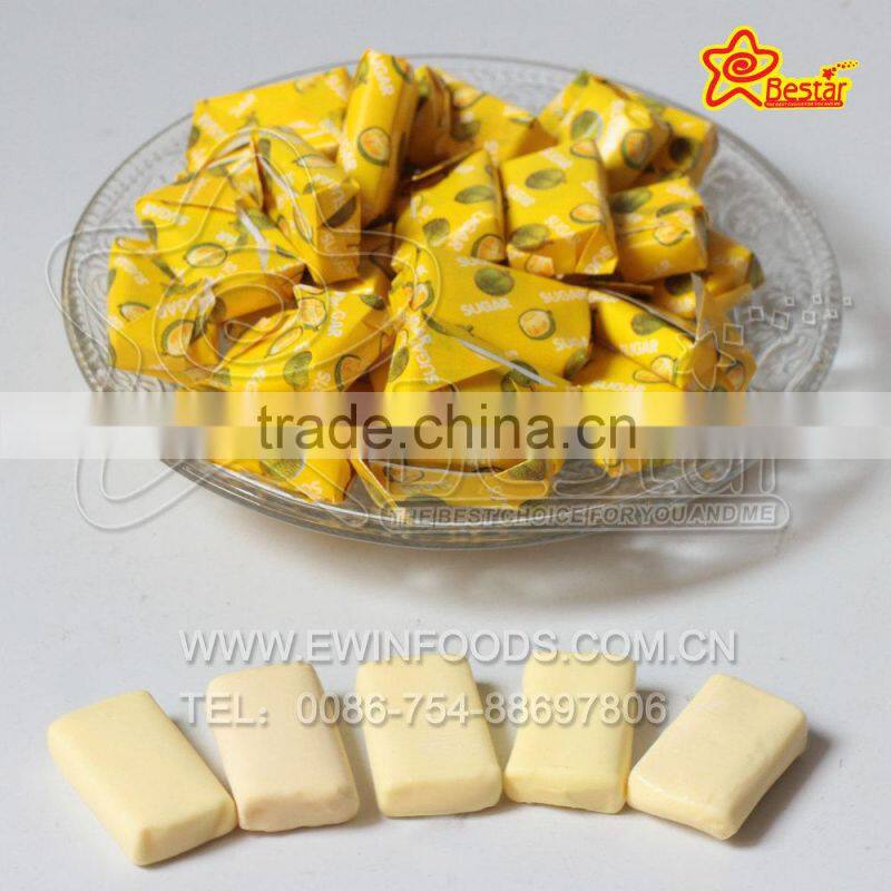 Durian Flavor Soft Chewy Candy With Tattoo