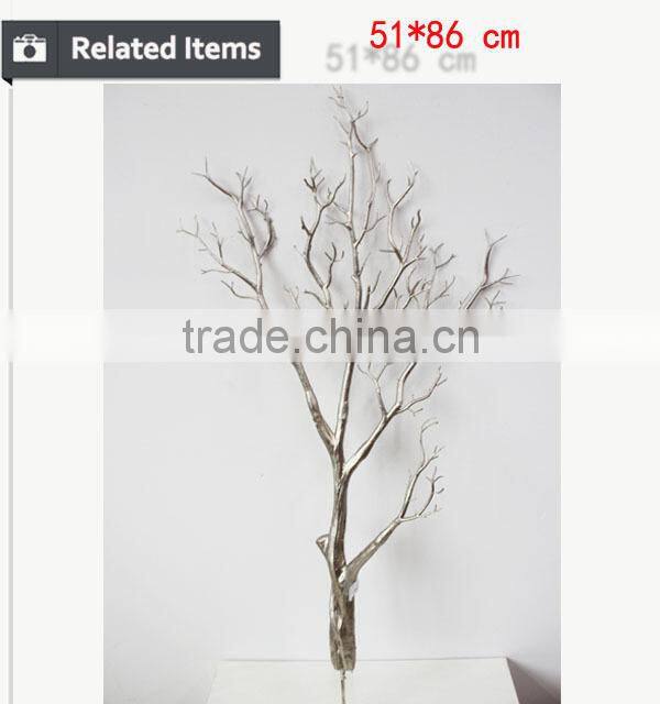 Aritificial white dry tree branch coral high quality decorative artificial tree