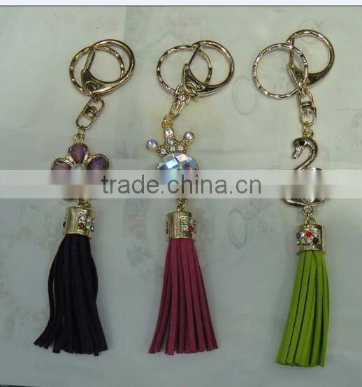 fashion alloy South Korea flannelette Artificial diamond Key Accessories/key pendant