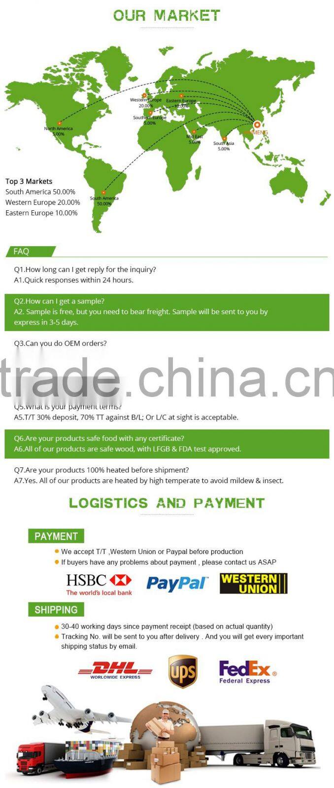 50pcs Bamboo Sticks Food Grade Custom Design BBQ Bamboo Sticks