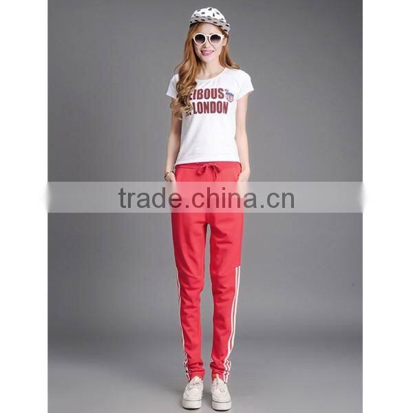 Womens custom jogger gym pants sports long rash guard pants