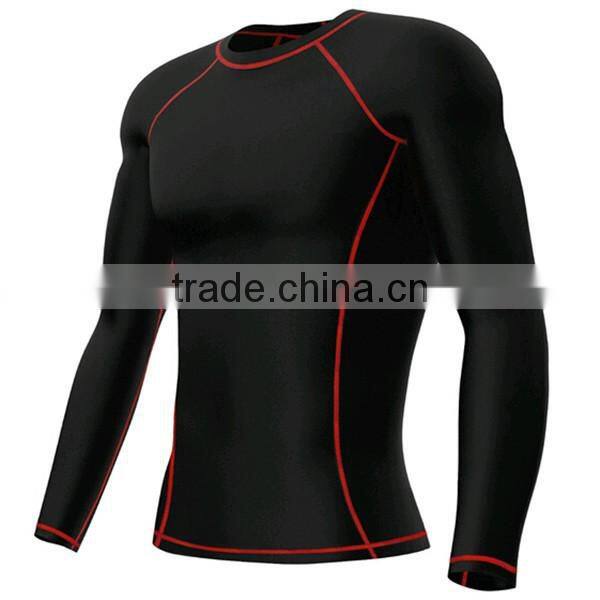 Men Compression long Sleeve Sports Tight Shirts Fitness GYM Base Layer