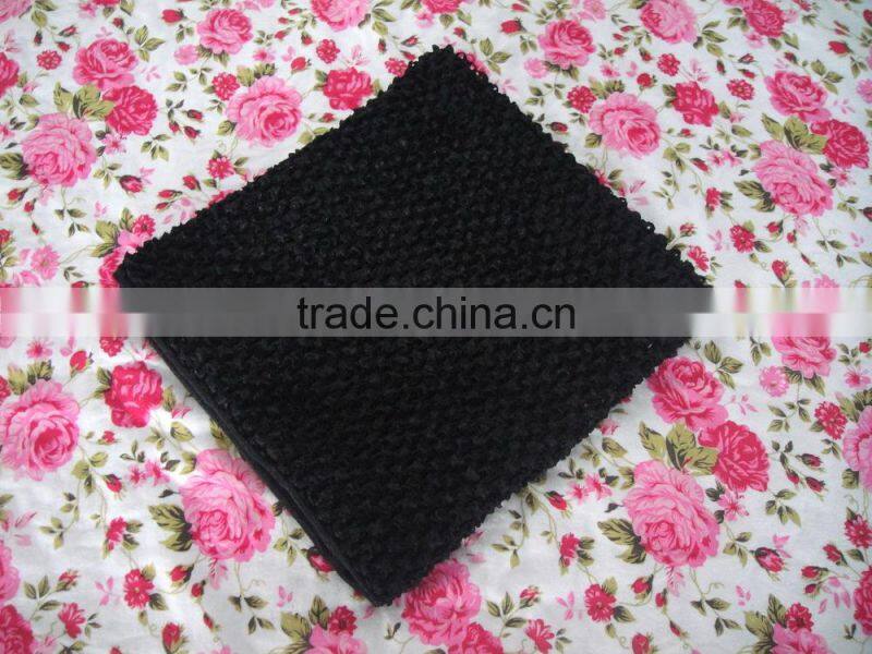 wholesale baby 9 inches white crochet lined top,top baby headband