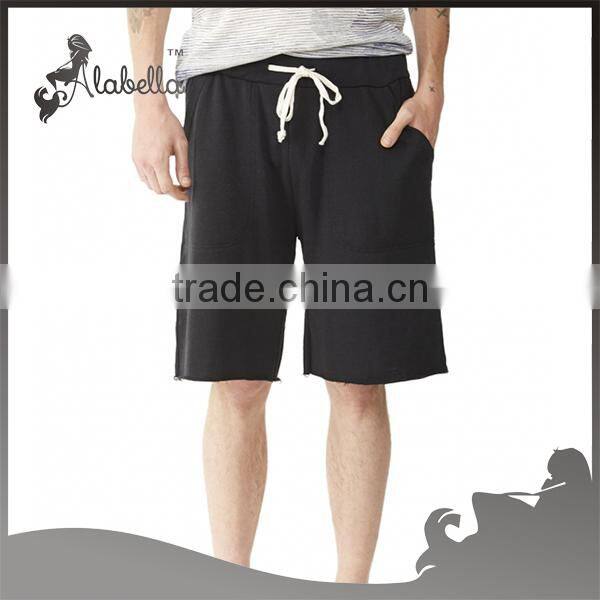 Wholesale gym shorts men's running black shorts