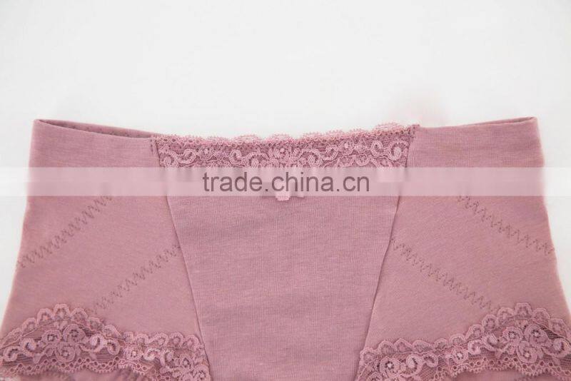 Factory Colorful 95% Cotton 5% Spandex with Lace Custom Sexy Fancy Woman Underwear