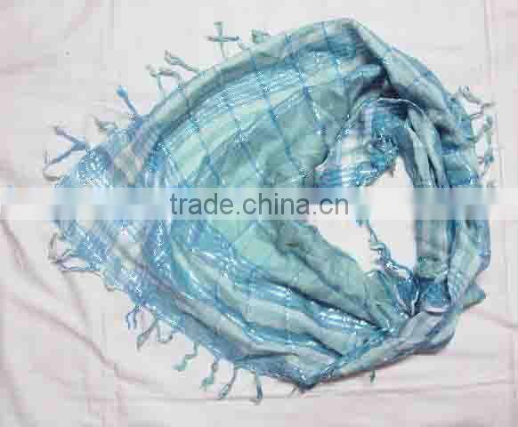 Printed Red Silk Scarf