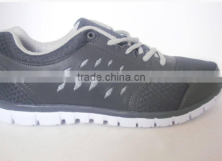 Black upper lowest price white outsole EVA mens tennis shoes
