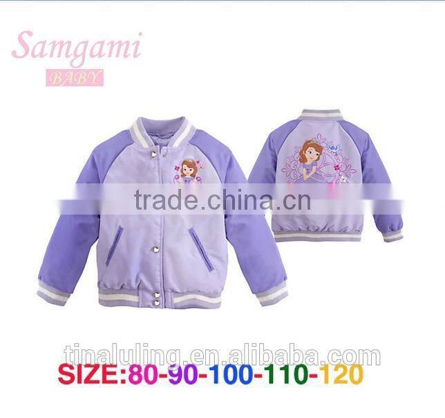 Wholesale baby girls blue beauty fish cartoon hoodies children sweatshirts