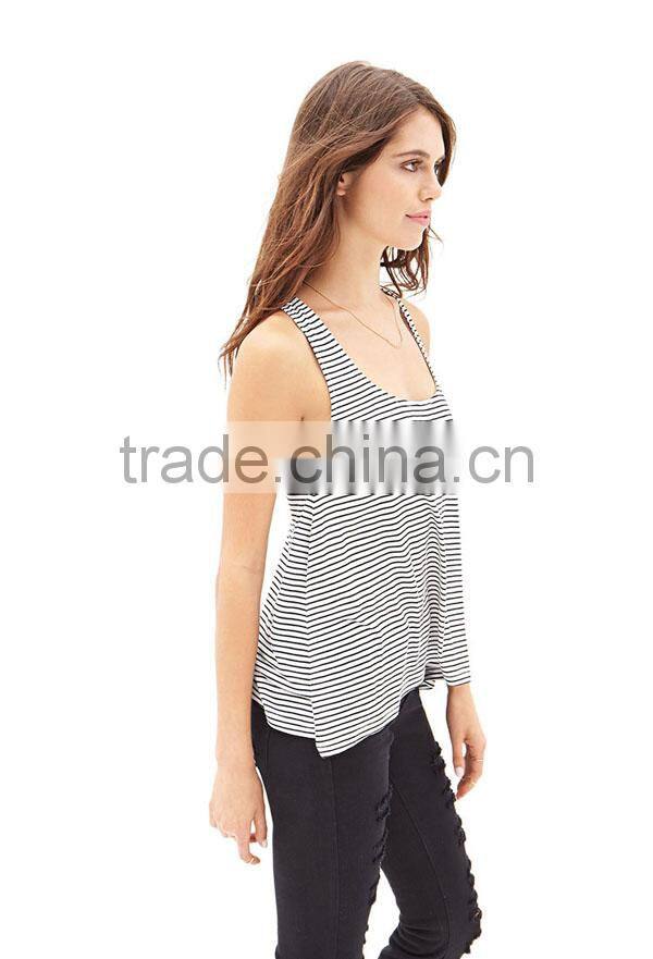 New Design Womens Tank Top In Stripe