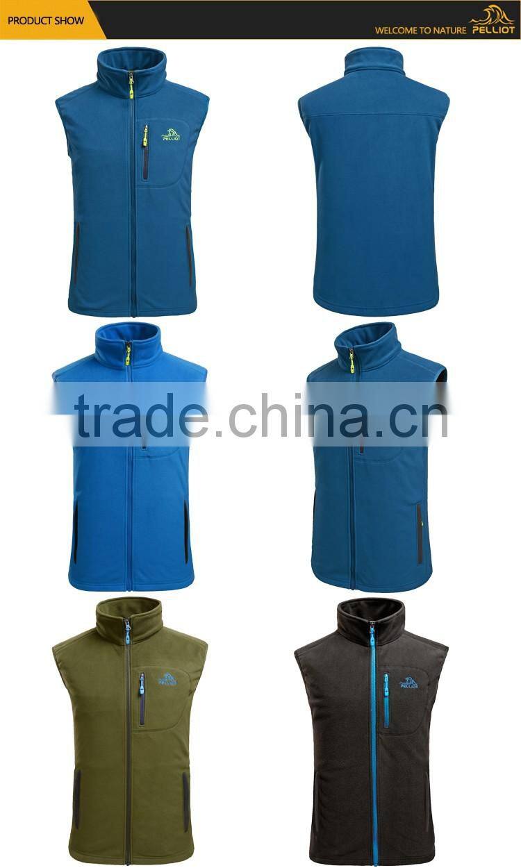 Fashion Design Men's Polar Fleece Vest In Spring