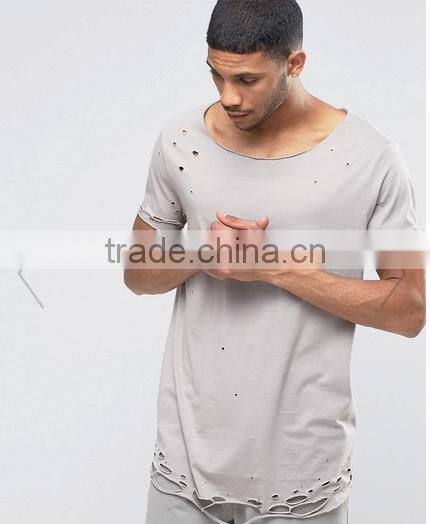 Fashion Men's T-shirt Hollow Designer, the rock t shirt, the ripped t shirt