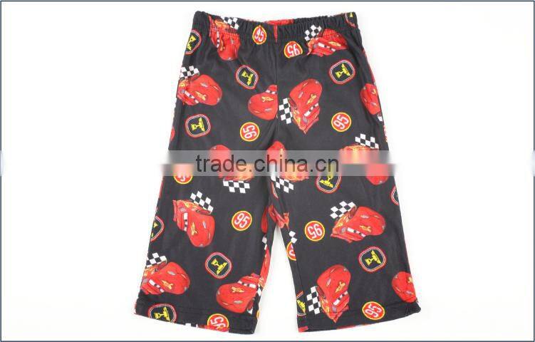 The car Printing fire prevention sleep wear baby boy sleeping wear