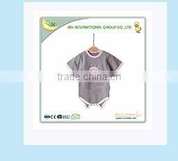 Wholesale plain cotton white baby onesie and jumpsuit