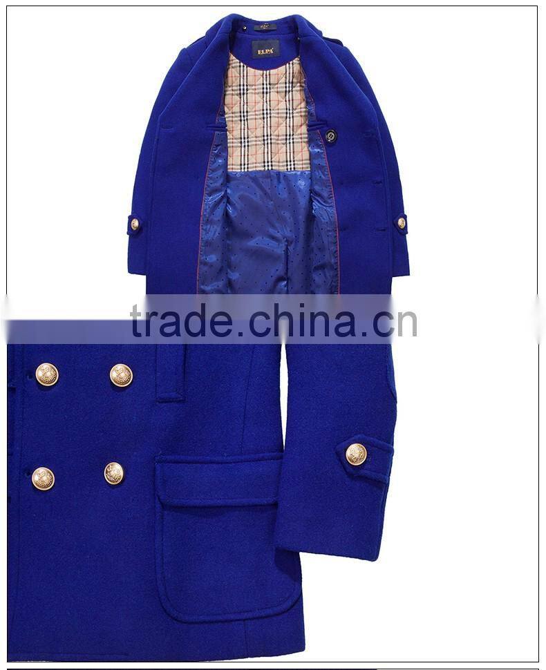 ELPA Fashion Tan kids coat warm winter wear boy wool coat