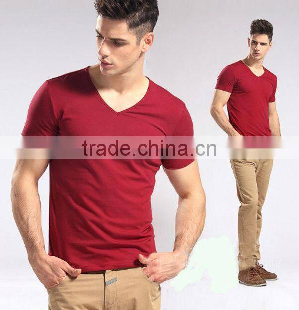 Fashion high quality cheap plain t shirts