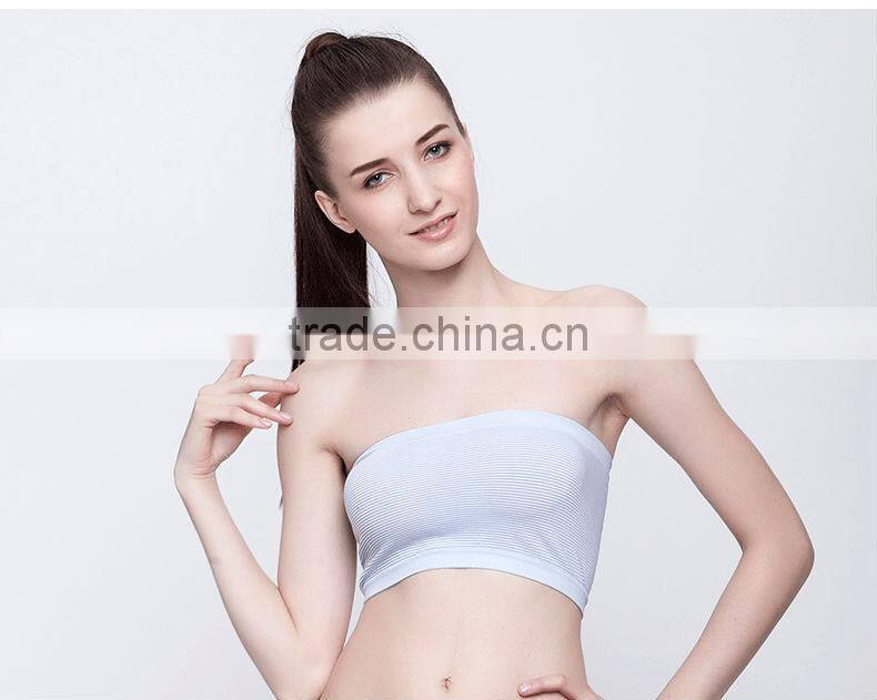 Factory Provide Seamless Girl Sexy Tube Sexy Bra