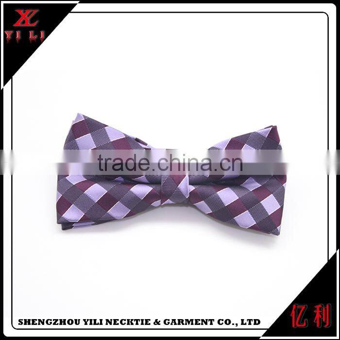 New design custom low price promotional advertising mens pure bow tie