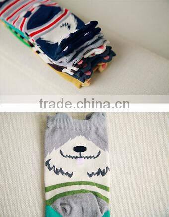 Make your own bulk wholesale cotton tube 3d animal tube socks for women