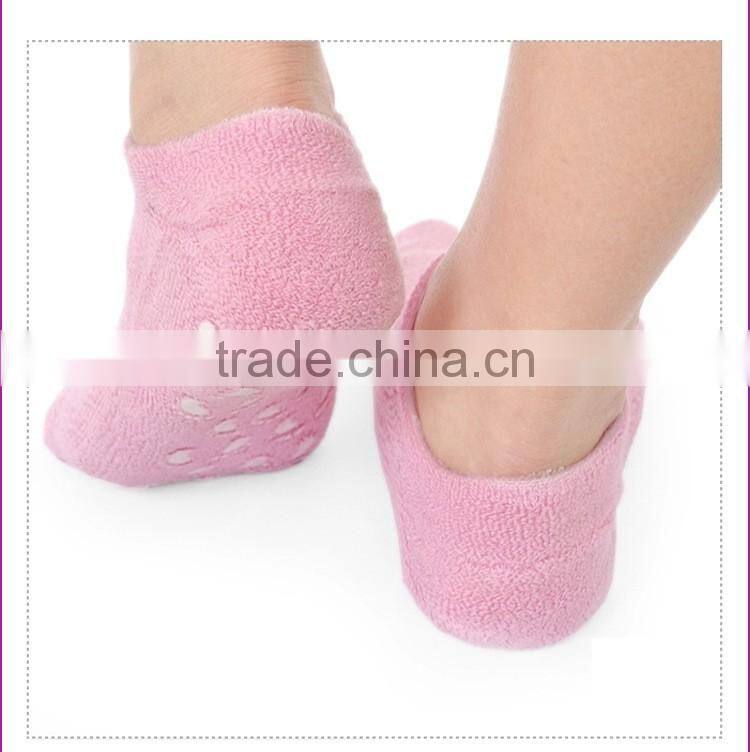 Moisturing and spa gel heel socks spa socks for cracked heel