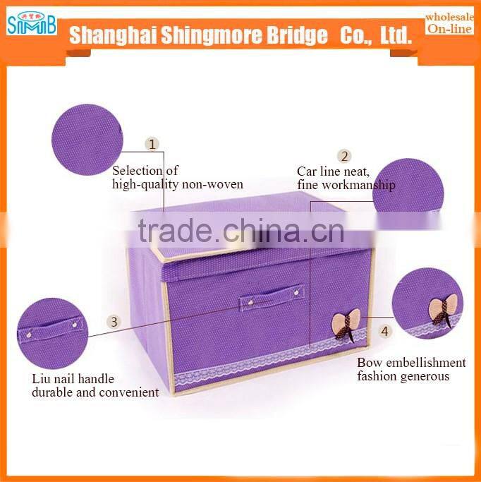 2017 alibaba china supplier hot sales good quality non-woven fabric storage container box