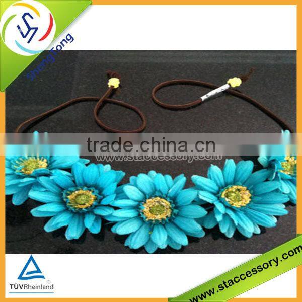 Fashion decoration flower fabric flower crown