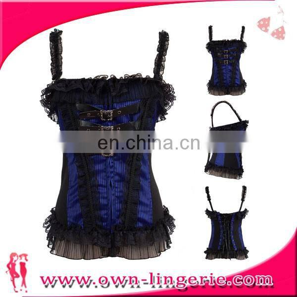In Stock Item Wholesale Women Sex Tight Lacing Corset neck halter corset