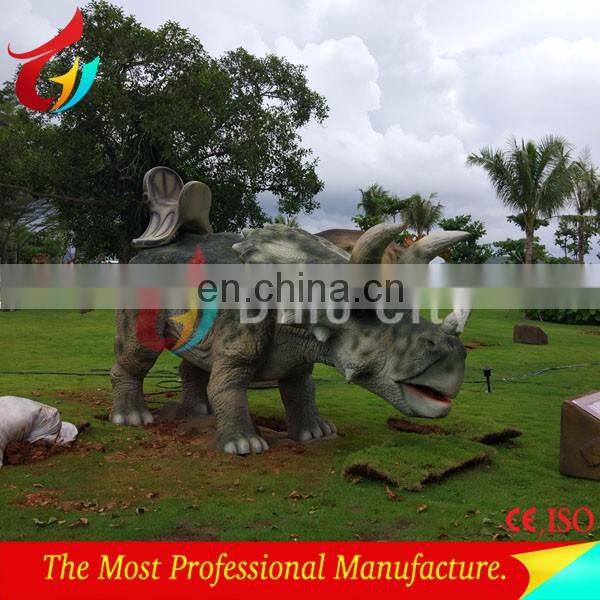 Theme Park Amusement Equipment Life Size dinosaur ride