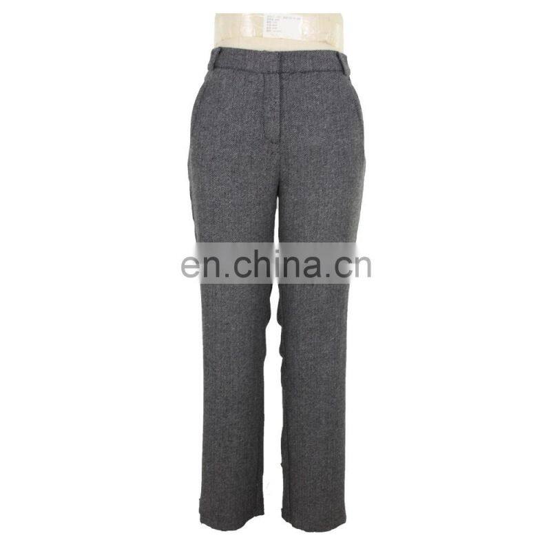 Herringbone Old women Office Suite Trousers Guangzhou Factory