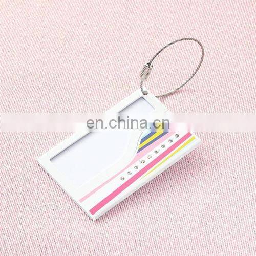 printing Metal luggage tags wedding favor