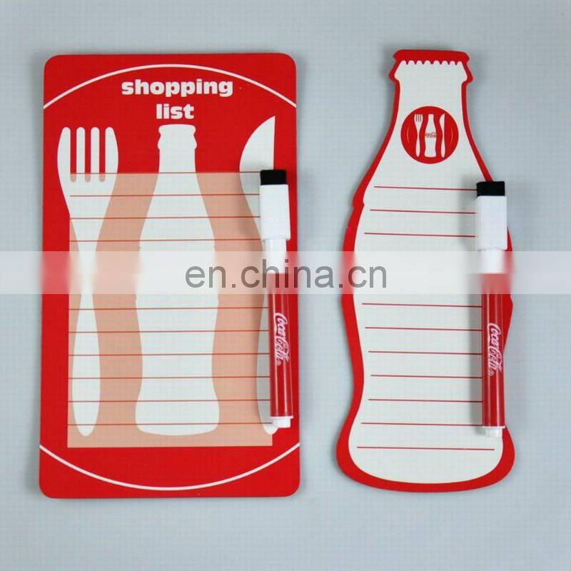 Good qualitly and low price blank magnetic board,fridge manget writeboard