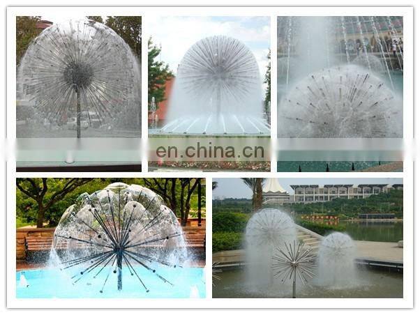 Stainless steel 304 factory fountain sprinkler head bell nozzle