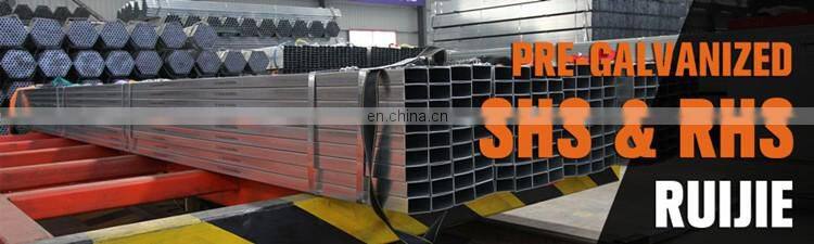 Steel galvanized weld square steel tubes for construction