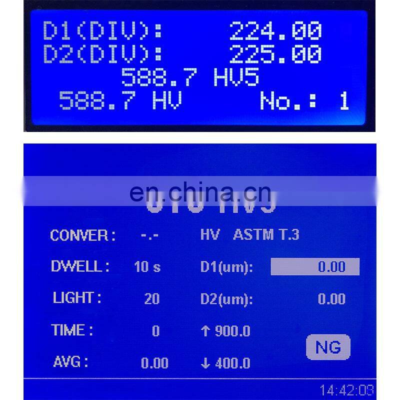 HV1000 Micro vickers Hardness Tester rockwell brinell vickers hardness tester microhardness