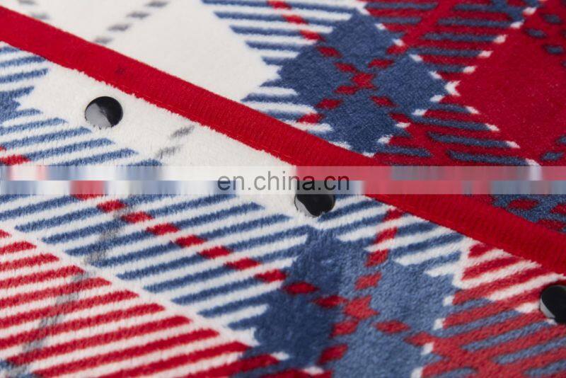 Wholesale 2019 New Design Japan Plaid Scarf Winter Sherpa Shawl