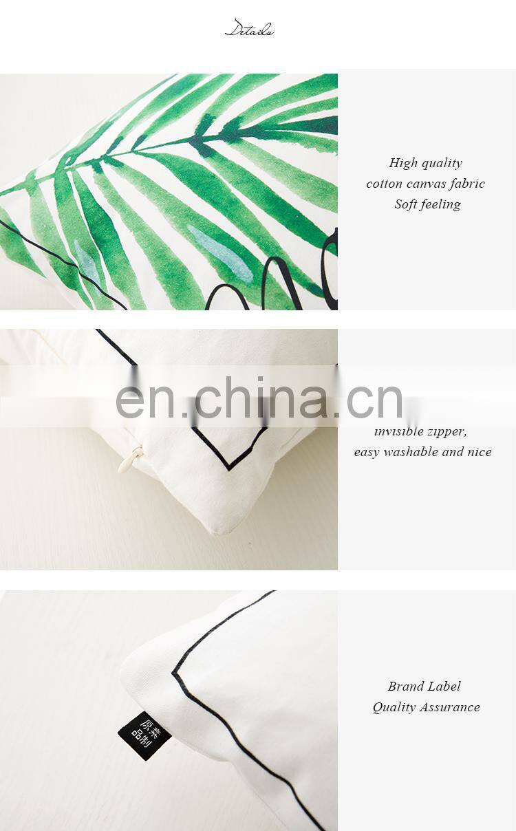 RAWHOUSE cotton canvas pillow cover 45 * 45 cm decorative cushion covers