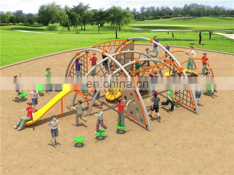 EU standard physical training series Baihe outside outdoor plastic slides playground guaranteed quality