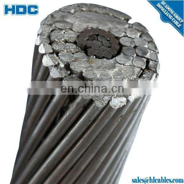 ASTM standard 1033.5kcmil acsr Curlew Snowbird code name price overhead bare aluminum conductor Steel reinforced cable