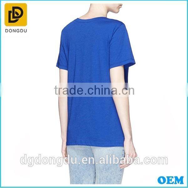 2016 Hot Sale Trendy Lady T shirt Classic Cotton Women T shirt