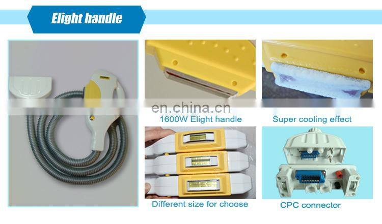 portable 2 in 1 opt nd yag lasere with 2 handles for hair/tattoo removal