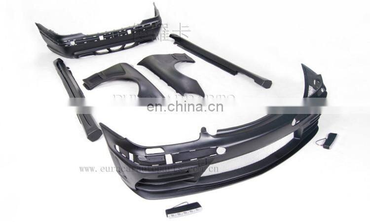 s-class w220 body kit with front bumper fender ducts side skirts and rear bumper fit for 2003 2004 2005 2006 WD autoparts for