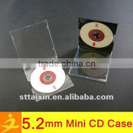 empty plastic PS cute color standard cd case