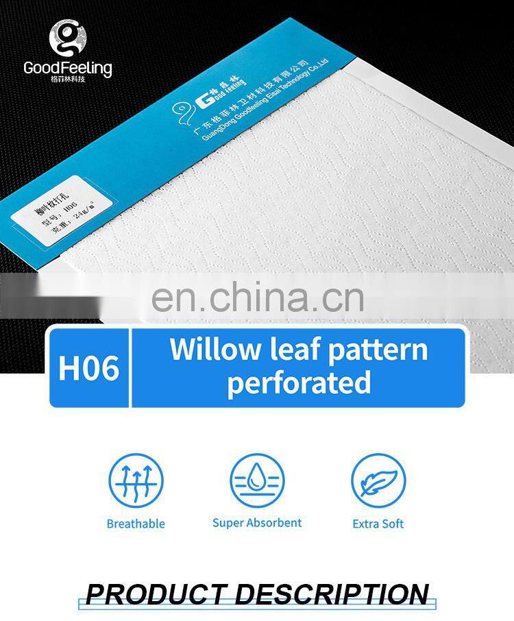 Manufacturer breathable comfortable soft skin care non-woven fabric non-woven baby diapers fabric filter cloth