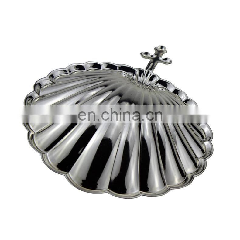 Factory Price OEM Metal Casting Custom Logo Zinc Soap Holder with Sliver Plating