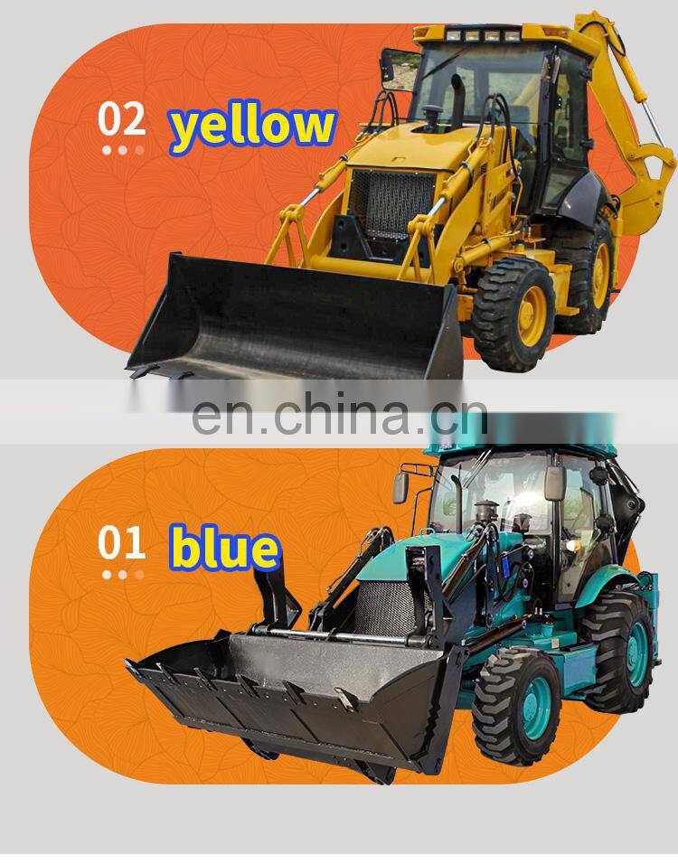 Good Performance Multifunction all terrain 388 4x4 backhoe excavator loader, powerful loader backhoe