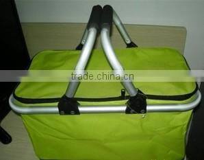 folding picnic basket with aluminium frame