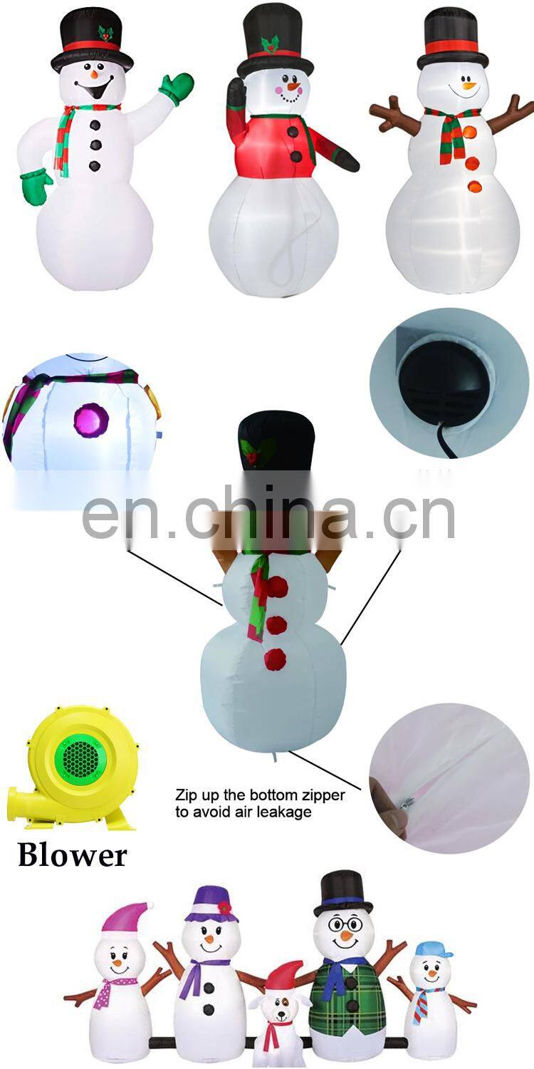 Christmas Decorative Snow Man Advertising Inflatable christmas Snowman Airblown Decoration