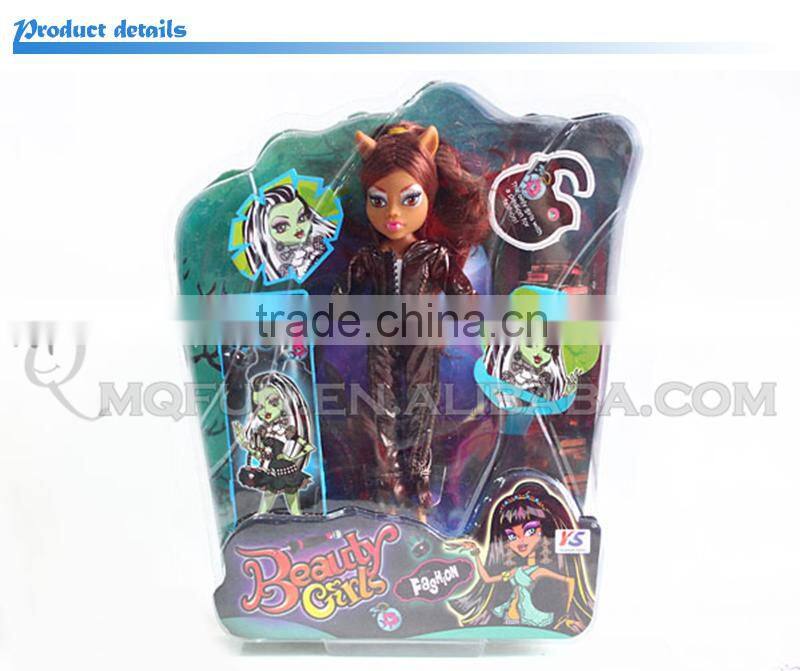 Mini Qute 30 cm kawaii beautiful American Latex vampire girls kid fashion Plastic doll educational toy accessories NO.YS2012-9B