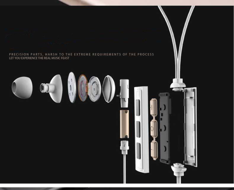 Factory price In-Ear bass stereo MFI digital earphone headphone for iphone 8