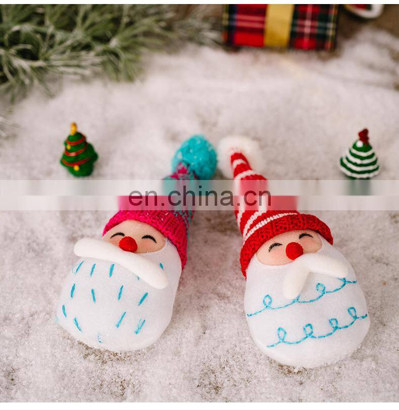 Christmas Tree Decoration Knitted Hat Faceless Forest Santa Doll Pendant Xmas Gift Navidad 2023 Christmas Decoration for Home